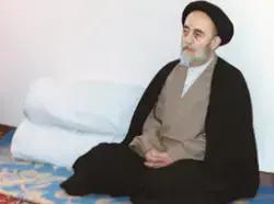 صورة العلامة الطباطبائي رضوان الله عليه في منزل الشهيد قدوسي