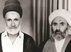 صورة نادرة للسيد هاشم الحداد مع العلامة الأنصاري اللاهيجي
