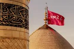 صورة قريبة لقبة الإمام الحسين (عليه السلام)
