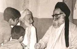 صورة السيّد الحدّاد والعلامة الطهراني في كربلاء
