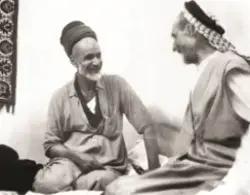 صورة السيد هاشم الحداد مع الحاج حبيب السماوي